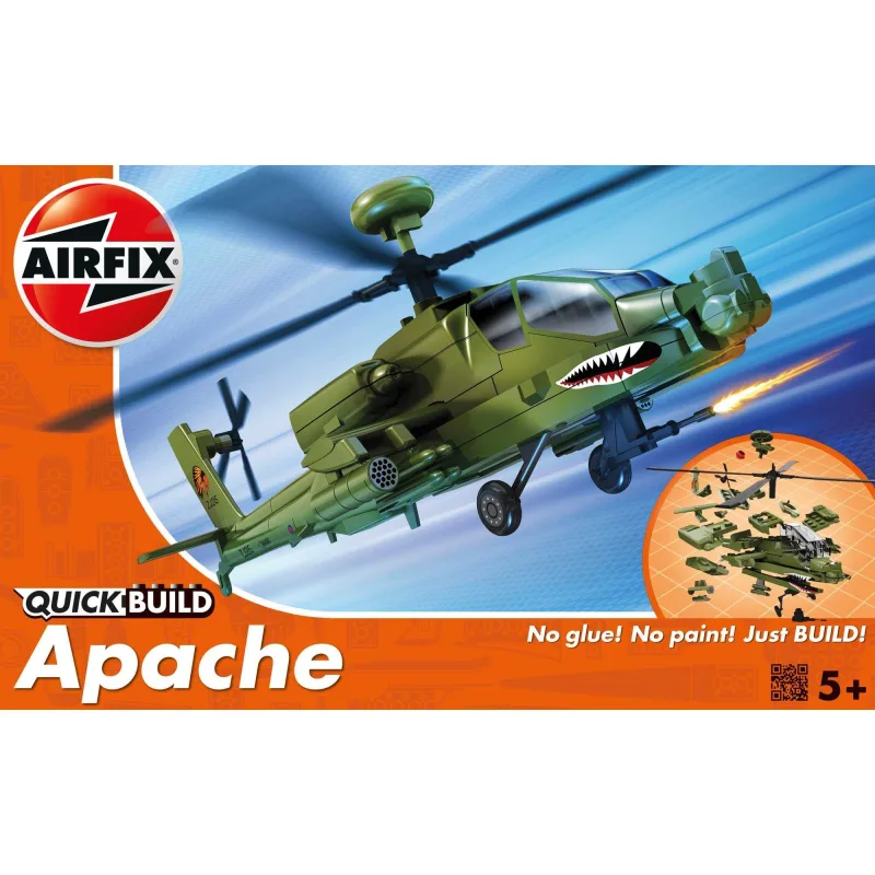 Airfix Quick Build vrtuľník J6004 - Boeing Apache