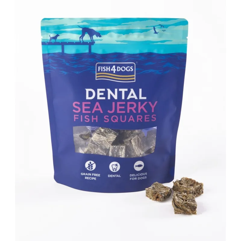 Fish4Dogs Sea Jerky Tiddlers - obdĺžničky 100 g