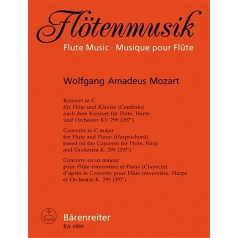 Bärenreiter Concerto for Flute and Piano C major KV 299(297c)