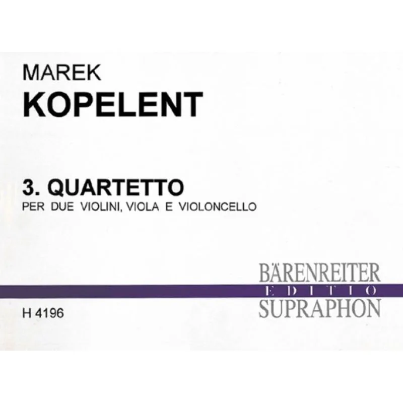 Bärenreiter Smyčcový kvartet č. 3