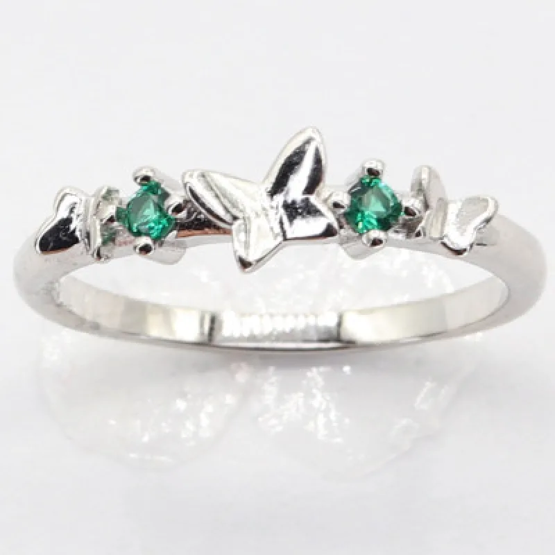 Strieborný prsteň s kameňom KA R3358G, 47