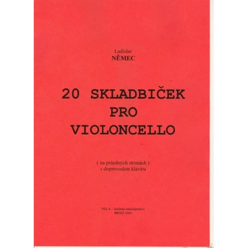 NELA 20 skladbiček pro cello