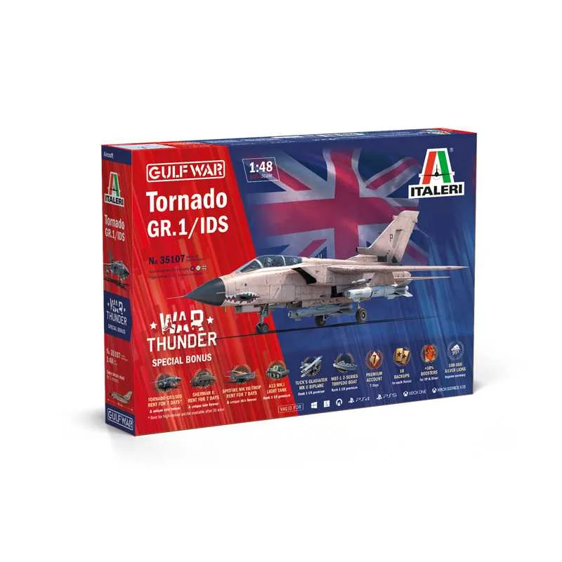 Italeri Model Kit War Thunder lietadlo 35107 - Tornado GR.1/IDS (1:48)