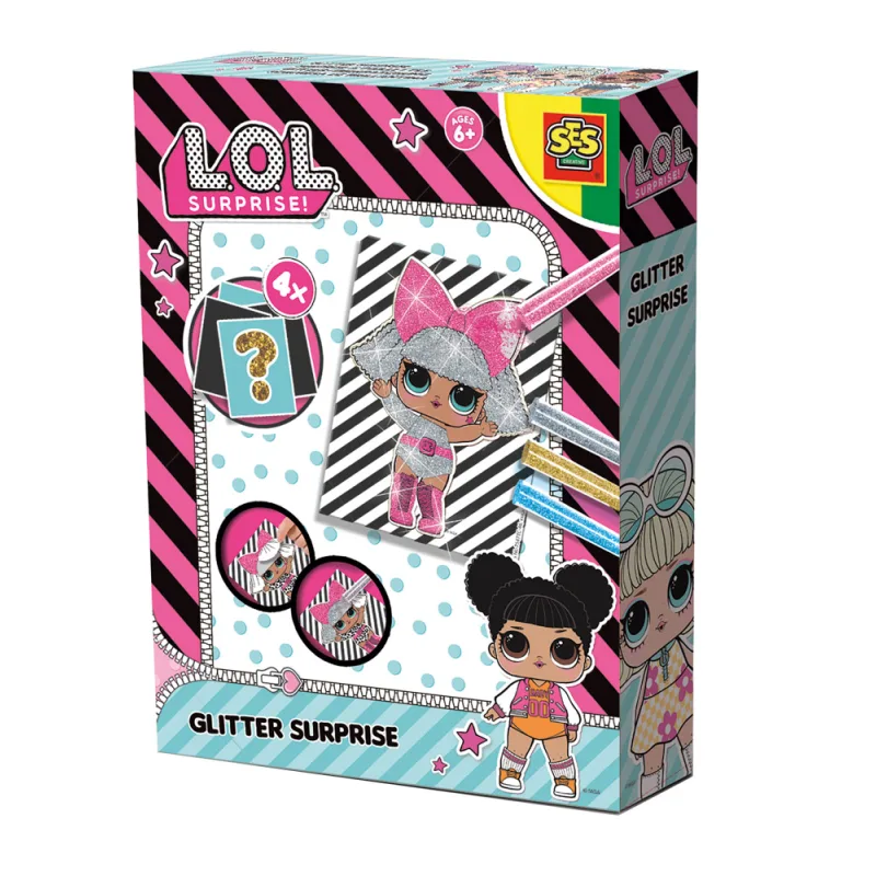 SES L.O.L. - vyfarbovanie obrázkov trblietkami