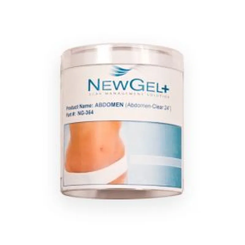 NEW GEL 164 - béžová náplast pro vyhlazení jizvy na břicho (5 x 60 cm)