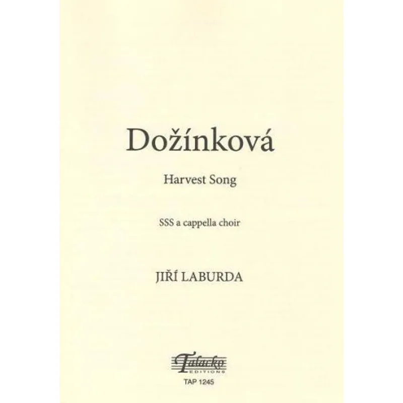 Talacko Editions Dožínková