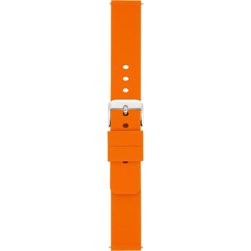 Silikónový remienok na hodinky 22 mm oranžový A-NIS AS0417.19-22