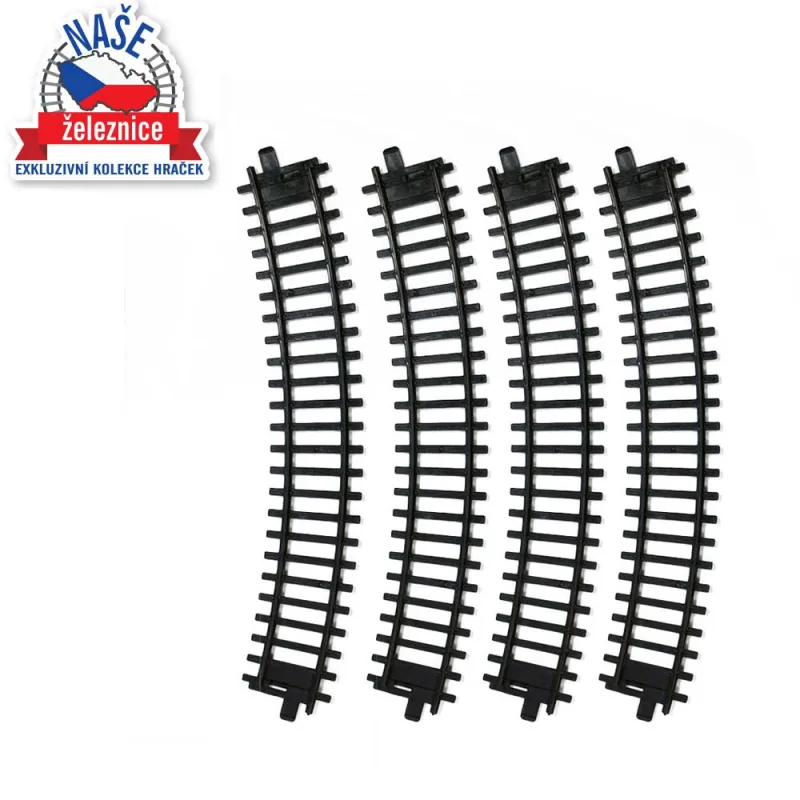 Rappa Koľaje 4 ks zahnuté