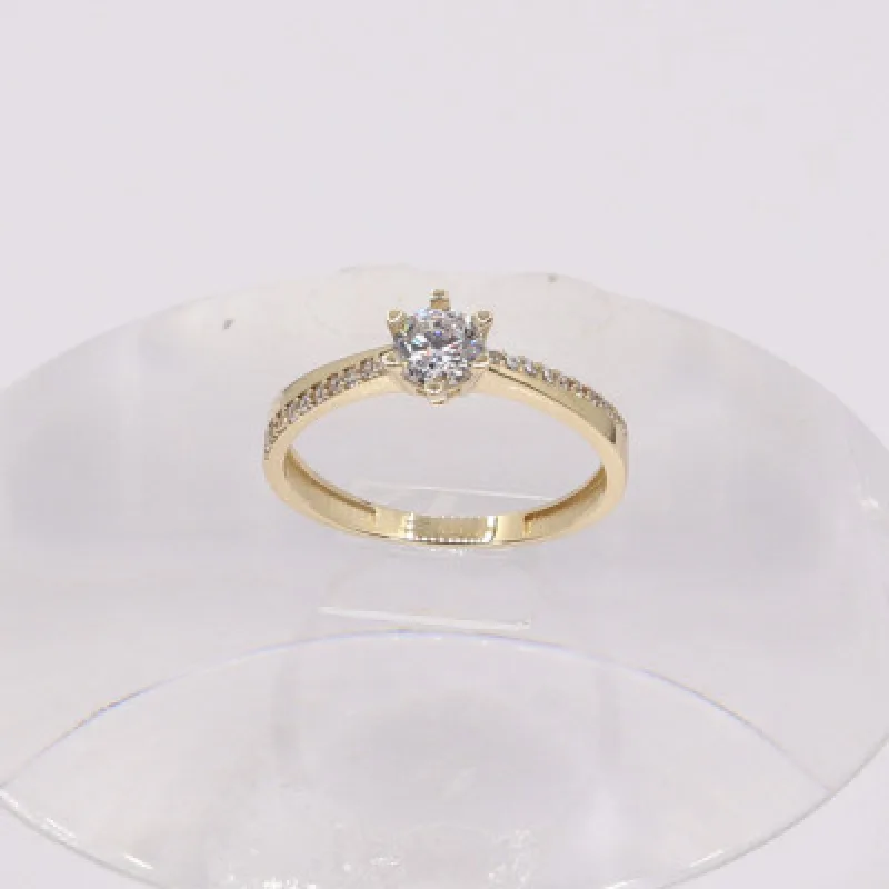 Zlatý prsteň so zirkónmi KA RSSG857, 56, 1.80 g