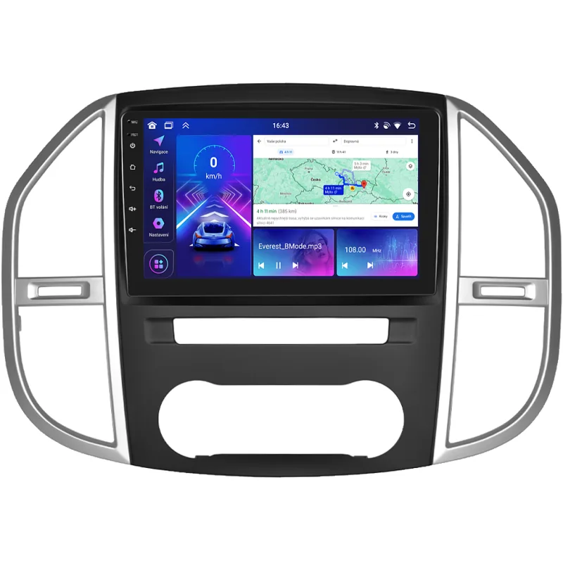 Bmode 2DIN autorádio BEV64 Android, Mercedes-Benz Vito III B596