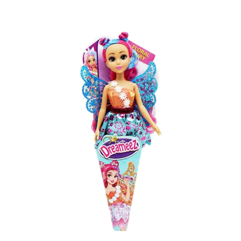 FUNVILLE Dreameez víla, panenka v kornoutu, modrá, 29cm