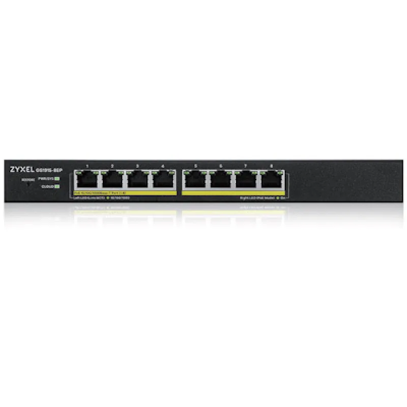 ZYXEL GS1915-8EP,8-port GbE Smart hybrid mode PoE Switch GS1915-8EP-EU0101F
