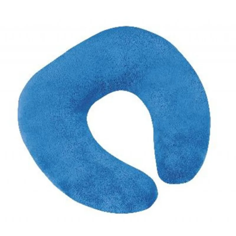 Bellatex Polštářek cestovní podkova - Modrý - 30x35 cm