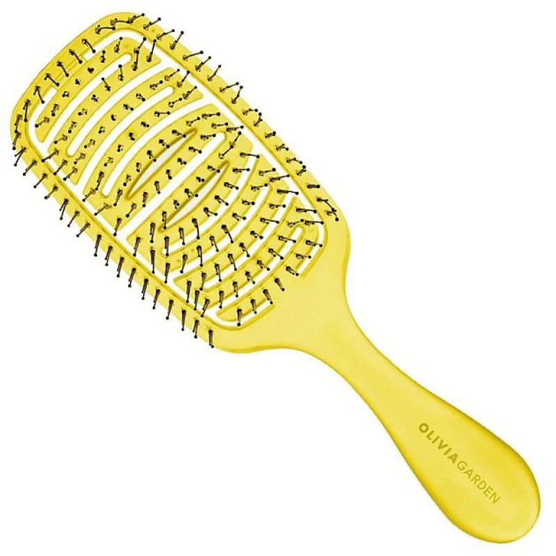 OLIVIA GARDEN Pride iDetangle Medium Yellow - Rozčesávacia kefa na vlasy