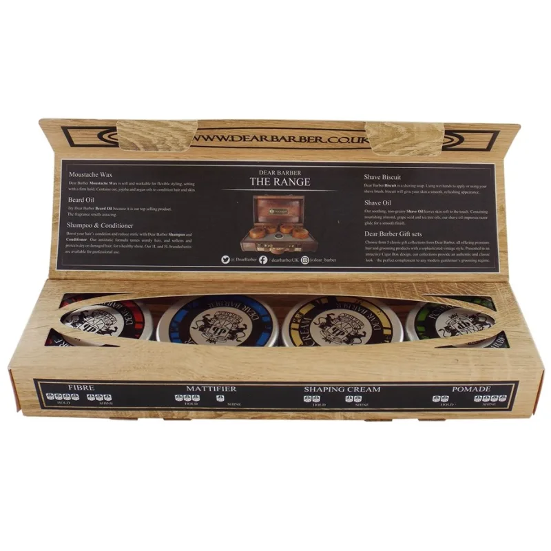 Styling kolekcia DEAR BARBER Mini styling colection 4 x 20 ml