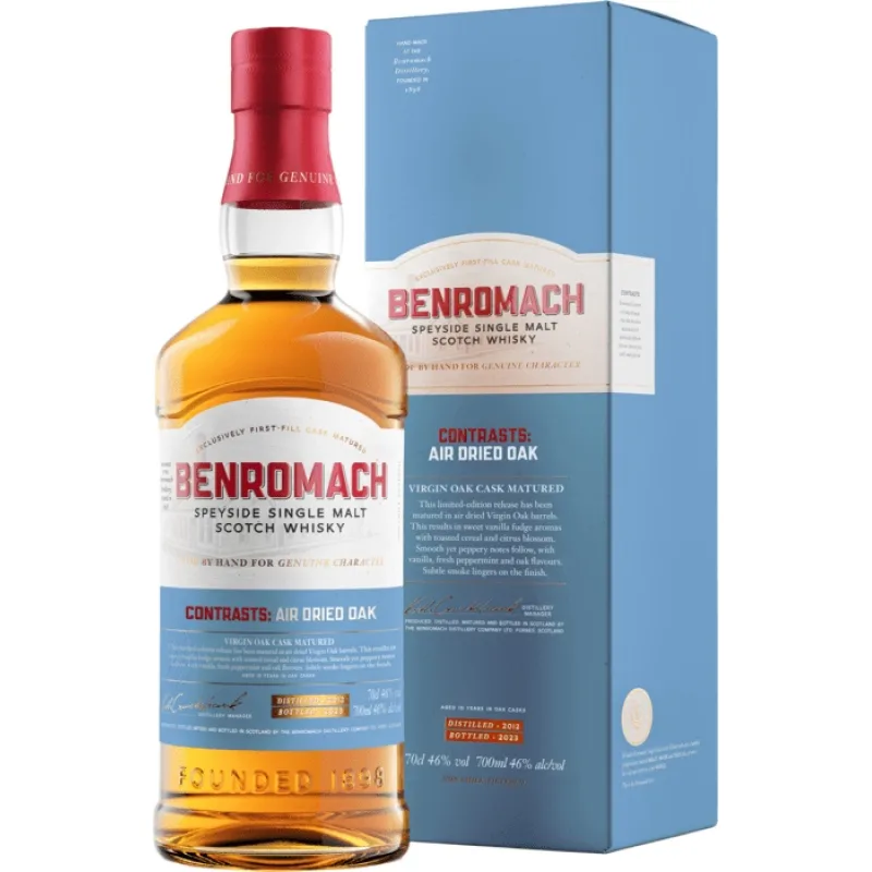 Benromach Contrasts Air Dried Oak 2012 46% 0,7 l (kartón)
