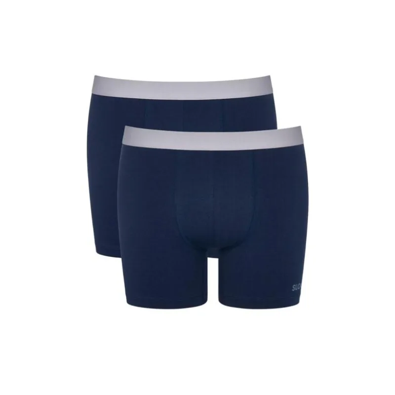 2PACK Boxerky pánske Sloggi Men Go ABC modré S