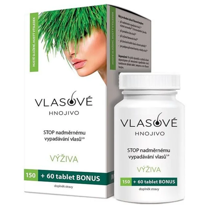 SIMPLY YOU VLASOVÉ HNOJIVO 150+60 tabliet proti vypadávaniu, rednutiu, lámaniu a štiepeniu vlasov