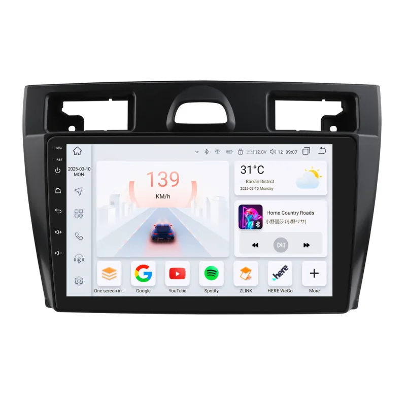 HIZPO KXFDFST95 Autorádio 9" Android 13 Ford Fiesta Mk6 Model: S9004 (4+32GB) CHR3725_S92