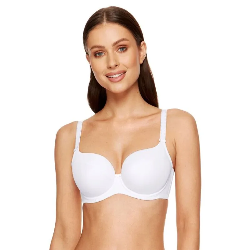 Vystužená podprsenka Anna/B4 biela 95C