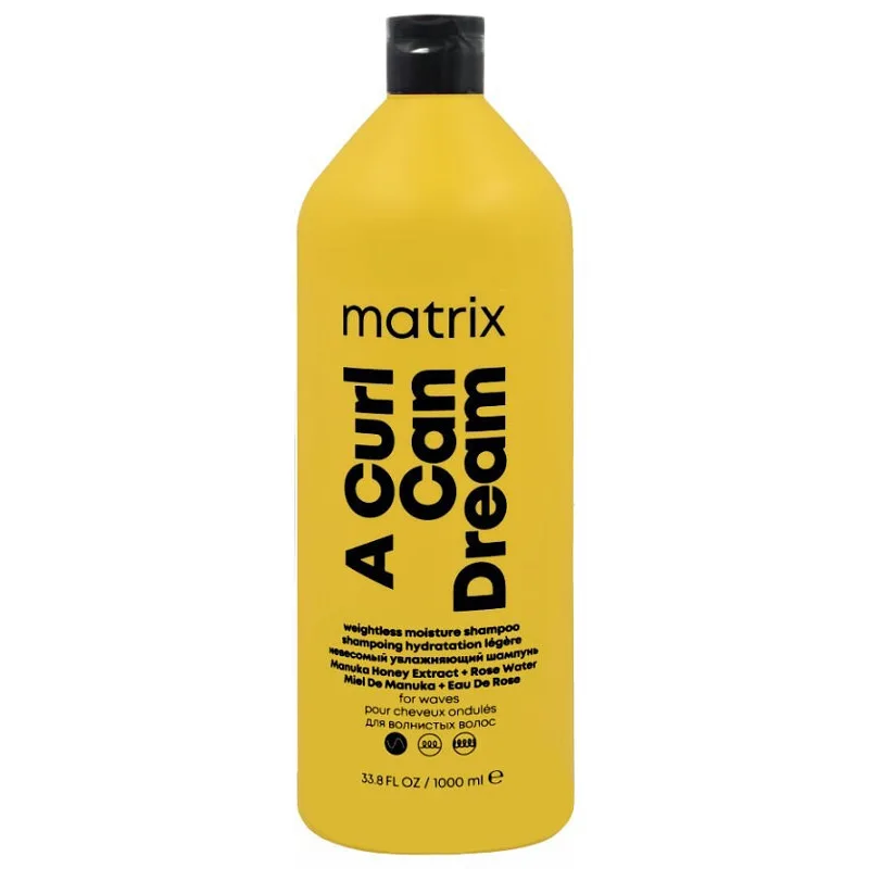 MATRIX Total Results A Curl Can Dream Weightless Shampoo 1000ml - ľahký hydratačný šampón pre vlnité vlasy