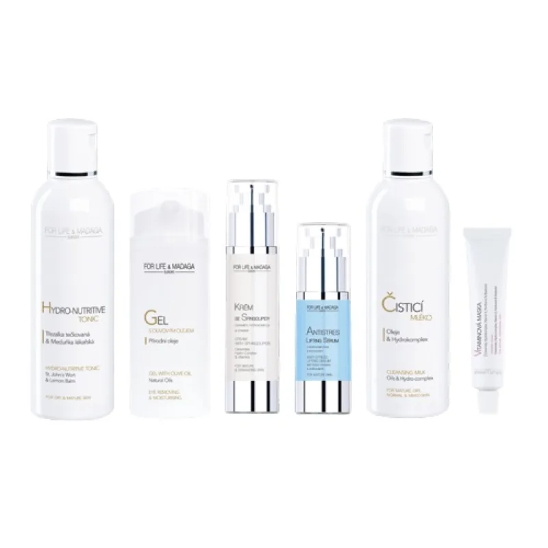 For Life & Madaga - Sada pro hydrataci a regeneraci zralé pleti