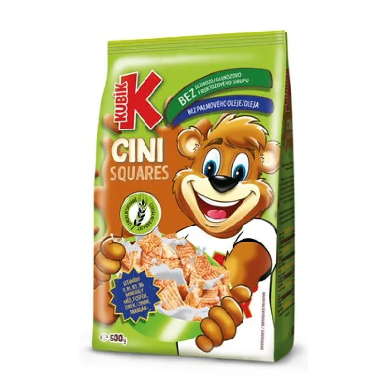 KUBÍK Cini Squares cereálie do mlieka 500 g