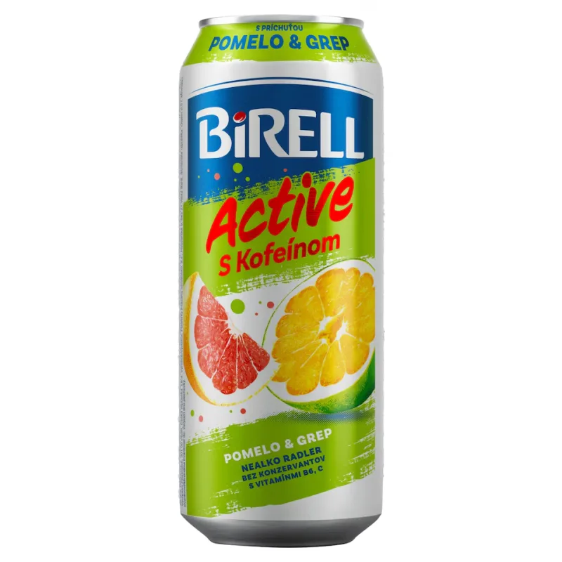 Birell Active s kofeínom pomelo 500 ml