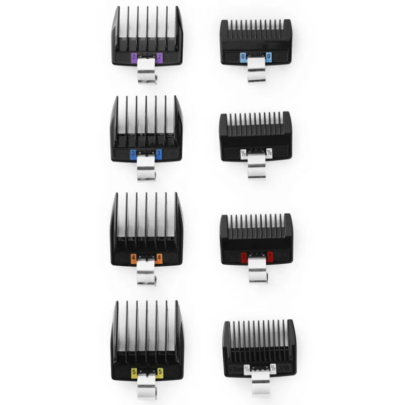 JRL Professional Universal Guards 8ks - Set prídavných hrebeňov pre strihacie strojčeky JRL