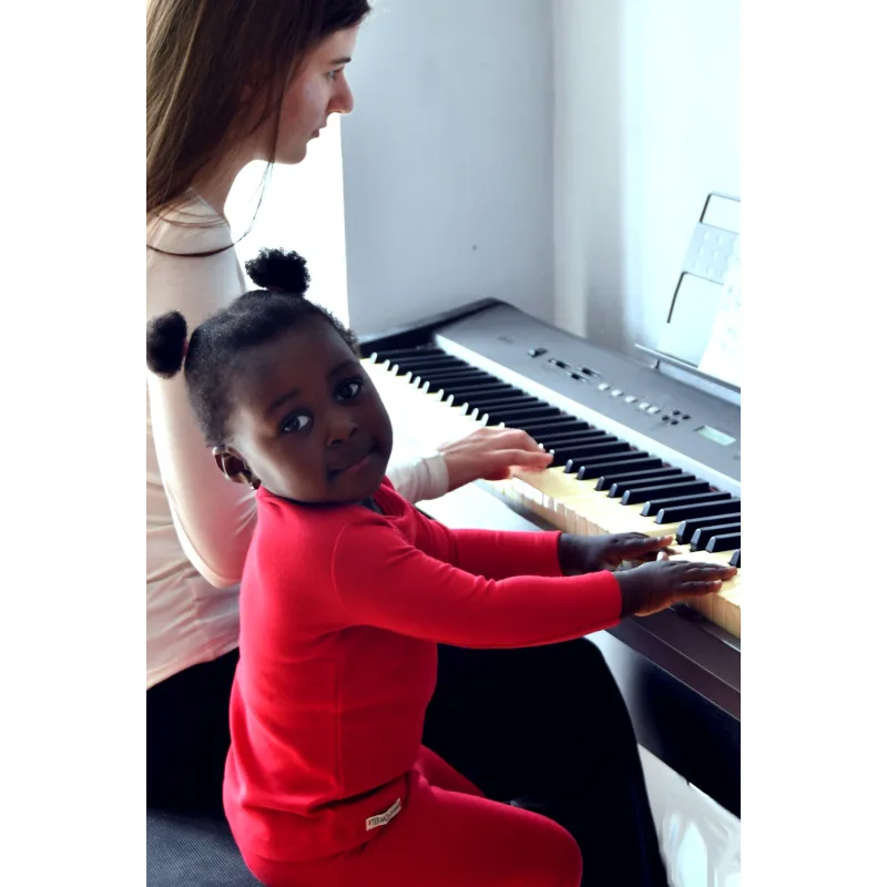 Detský termo nátelník - tričko s dlhým rukávom veľ. 86 až 104 - červená, 98 - 104