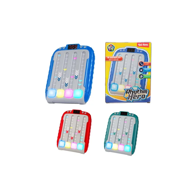 Teddies Digitálna hra hlavolam plast 11x15cm na batérie so zvukom 3 farby