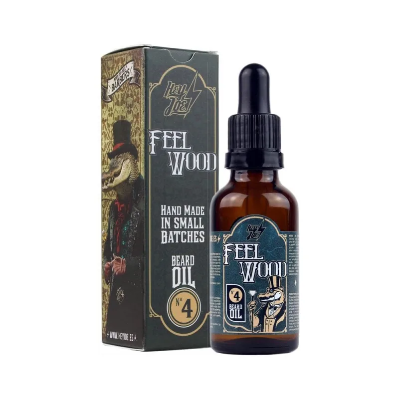 HEY JOE! Olej na fúzy HEY JOE Beard oil No. 4 Feel wood 30 ml