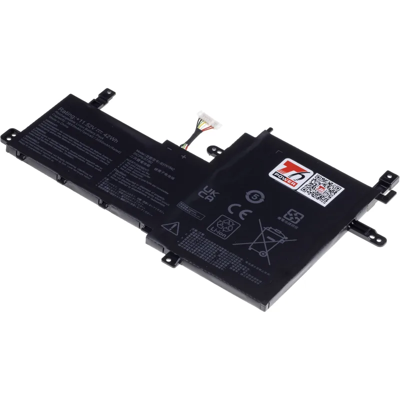 Baterie T6 Power Asus VivoBook X513, X531, S513, S531F, F513, K513, 3653mAh, 42Wh, 3cell, Li-pol NBAS0169