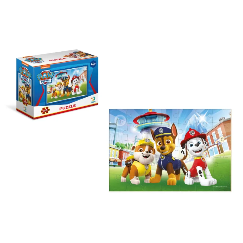 DODO Minipuzzle Labková patrola/Paw Patrol 35 dielikov v krabičke 9x6,5x3cm