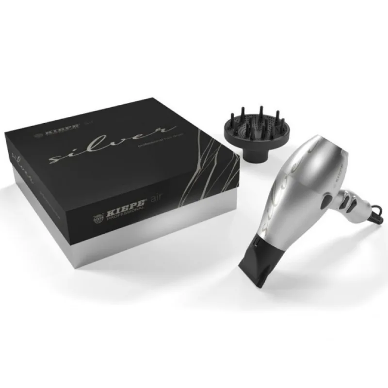 KIEPE Professional SILVER 2400W - profesionálny fén s difuzérom - strieborný