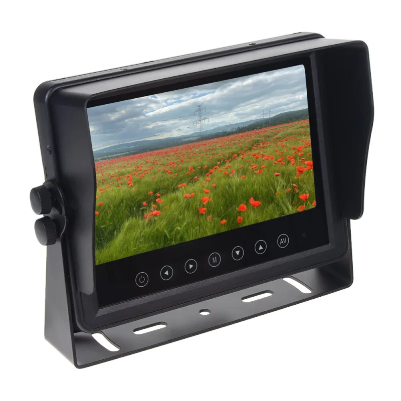 x AHD monitor 7" prachotěsný/voděodolný/nárazu odolný, 3x4PIN vstup sv73wtpAHD
