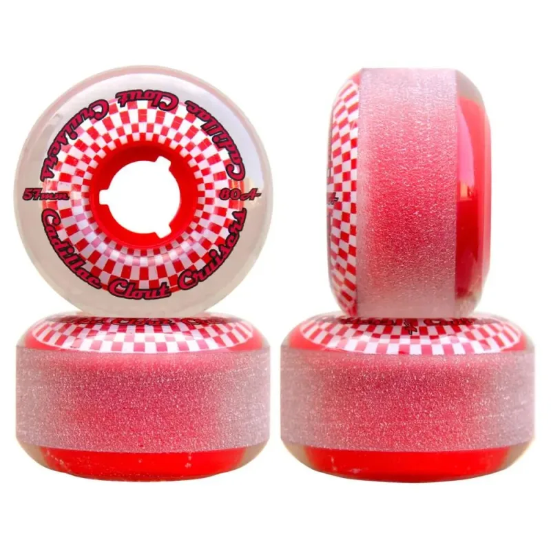 Cadillac Clout Cruiser Kolečka pro skateboard 4-Souprava (57mm|Smoke)