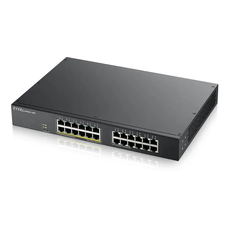 ZYXEL GS1900-24EP,24-port GbE L2,12x PoE, 130 Watt GS1900-24EP-EU0101F