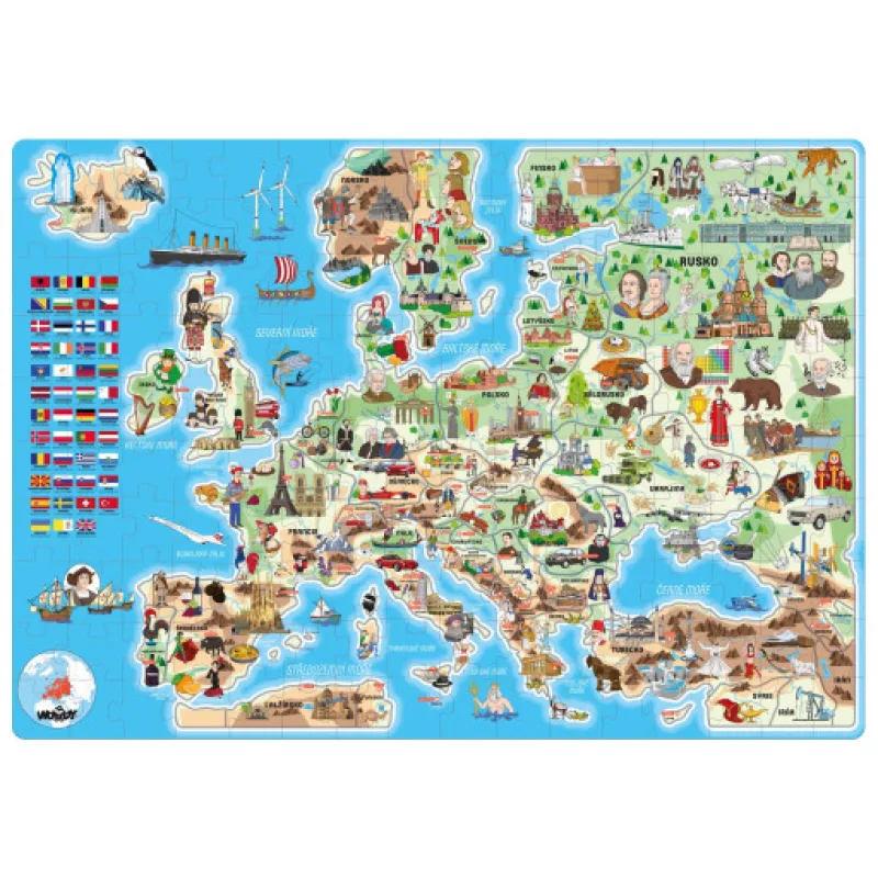 Popular Puzzle, Mapa Evropy, 160 ks
