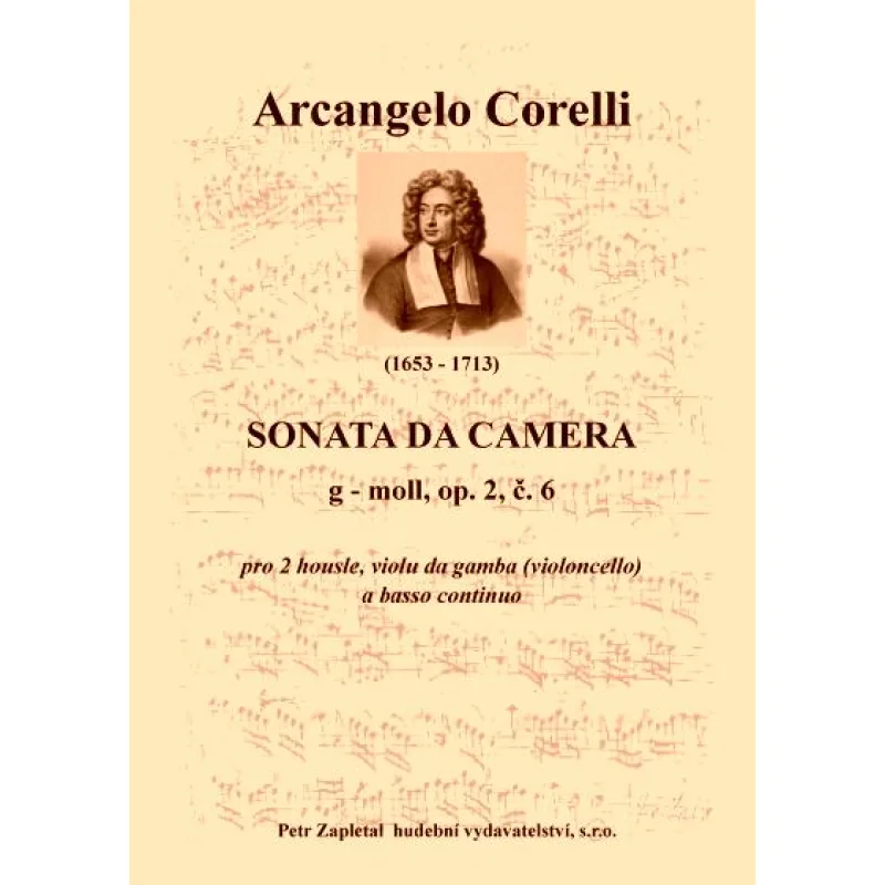 NotaNota Sonata da Camera - op. 2, č. 6, g moll