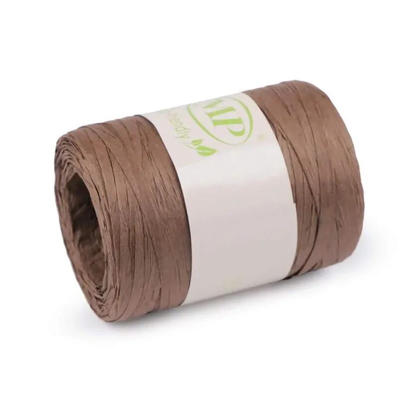 Lyko rafia Ø5-8 mm - svetlo hnedá