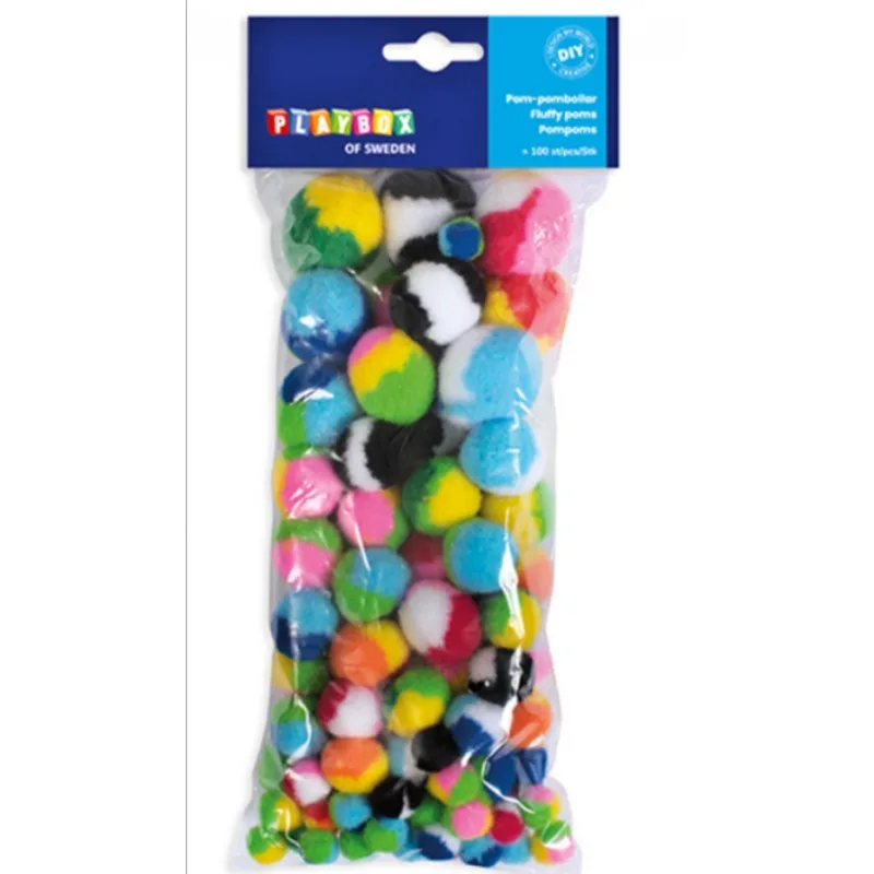 Playbox Bambulky dvoubarevné 100ks