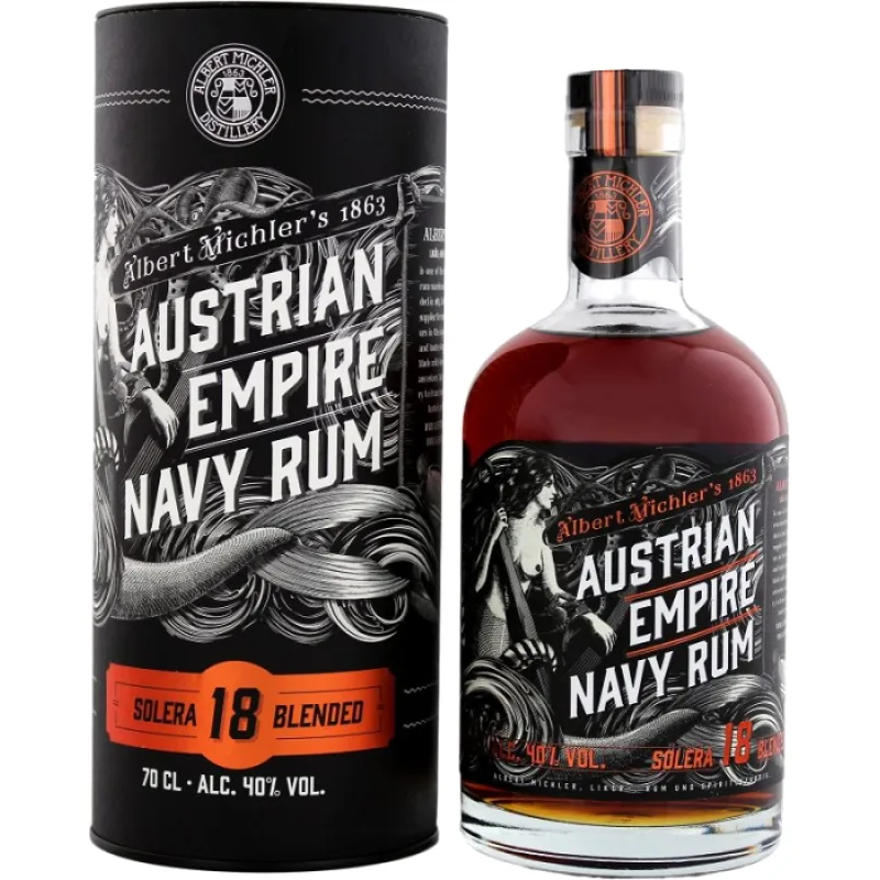 Albert Michler Distillery Austrian Empire Navy Rum Reserva 18y, 40% 0,7l