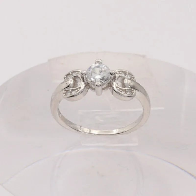 Strieborný prsteň s kameňom KA R2894, 57