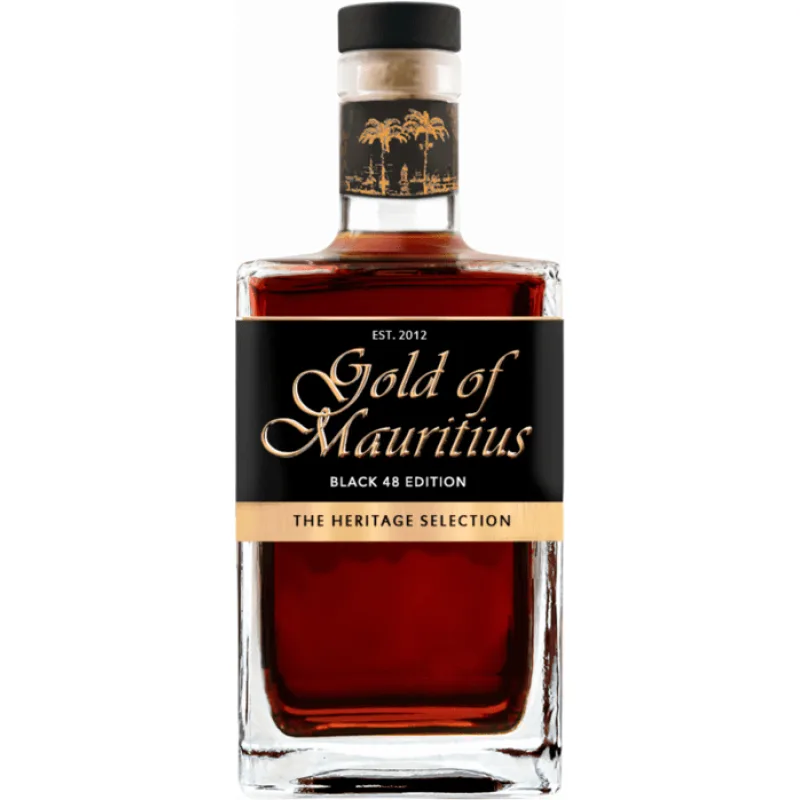 Gold of Mauritius Black 48 Edition 48% 0,7 l (čistá fľaša)