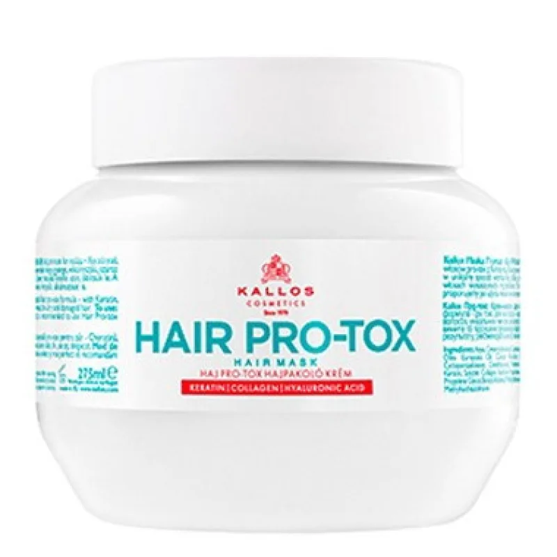 KALLOS KJMN Hair Pro-Tox Mask 275ml - vlasova maska s keratínom a kyselinou hyalurónovou