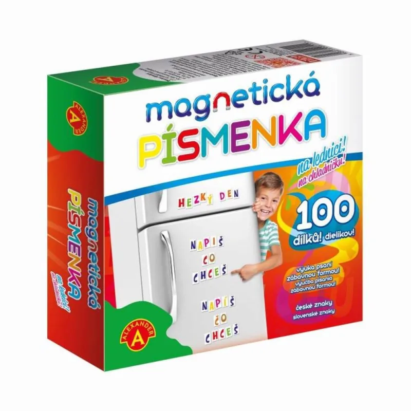 PEXI Alexander Magnetické písmená na chladničku