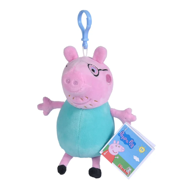Simba Peppa Pig plyšový prívesok na batoh, 4 druhy