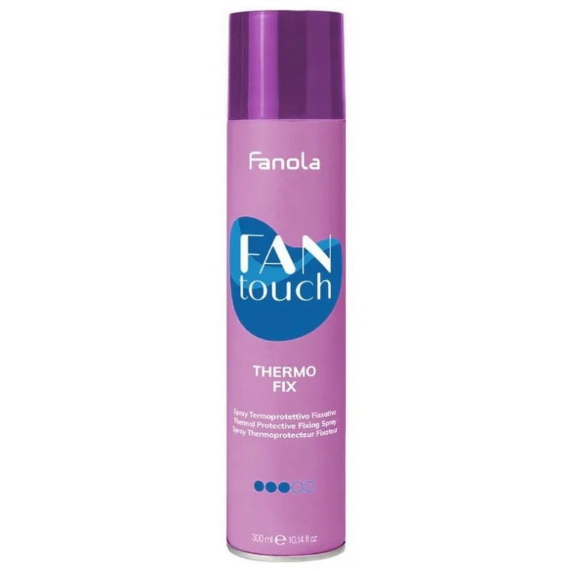 FANOLA Fan Touch Thermo Fix Spray 300ml - termoochranný fixačný sprej stredne tužiaci