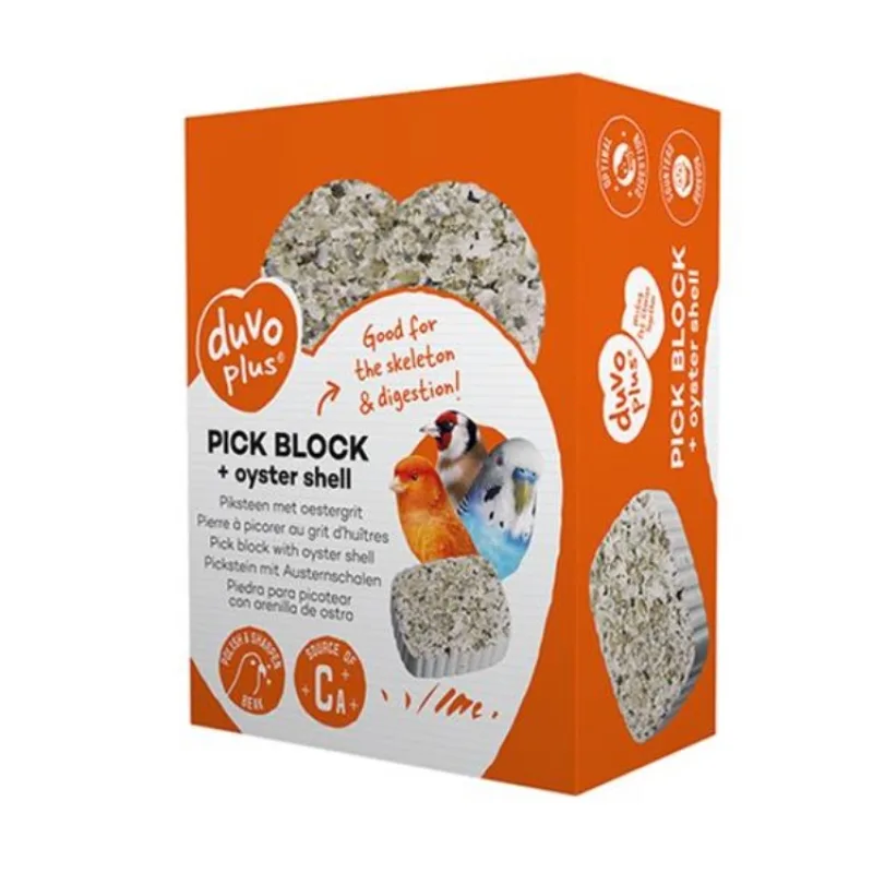 DUVO Blok s ustricovým gritom pre vtáky 200g